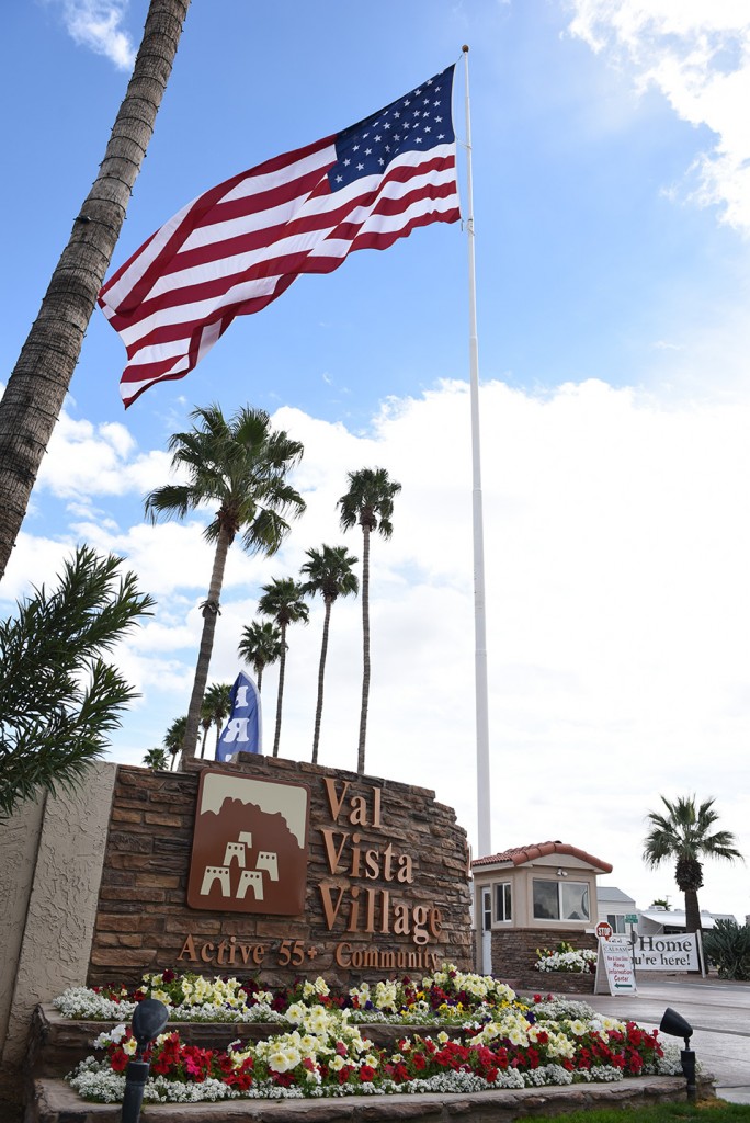 Val Vista Villages RV Resort in Mesa, AZ for 55+ .. Park Model Homes