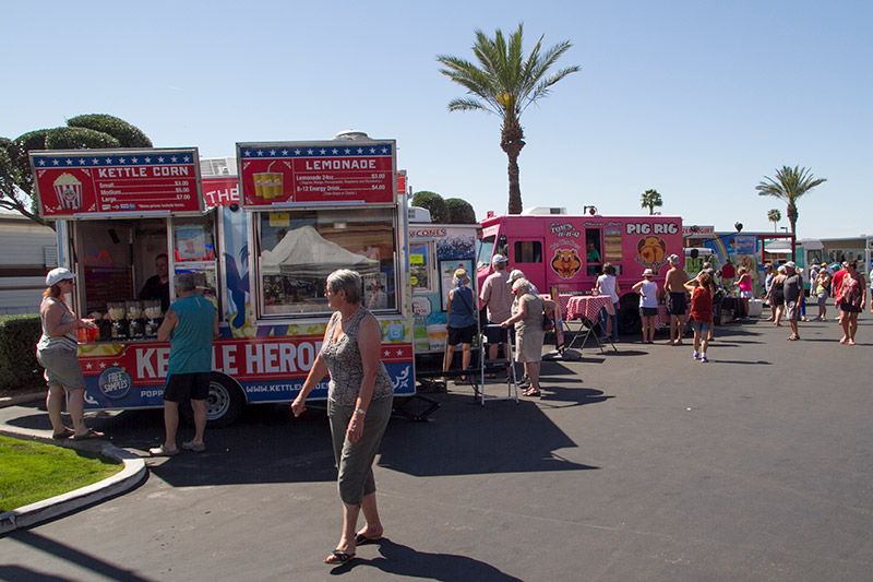 Mesa Regal Rv Resort Street Party Cal Am Properties