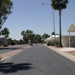 Clean paved streets throughout the community