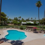 Large Swimming pool at San Estrella, All Ages, family community in Phoenix, AZ