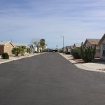 Cimarron Trails, a 55 plus community in San Tan Valley, Arizona has wide clean, paved streets.