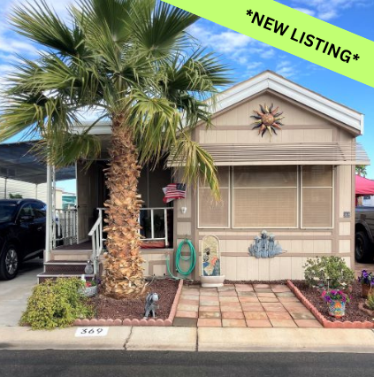 View Charming and cozy home located across from pool and amenities, no need for a golf cart. Home has everything you need to enjoy desert living in style plus comfort